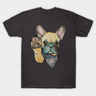 High Five French Bulldog Fawn T-Shirt